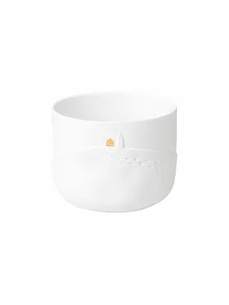 RAEDER | Photophore 9cm JOUR DE NEIGE Flocon de neige | weiss